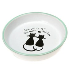 Karlie Katzennapf Cats handbemalt Keramik 16 cm Design Katzenbedarf