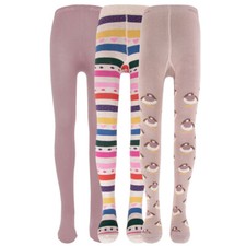 EWERS Strumpfhose 3er Pack Mädchen Sonderposten gemustert Kinder Mädchen