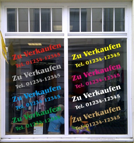 Verkaufen - zu,