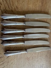 W) WMF Nirosta Tafelmesser Messer Besteck 100er Auflage versilbert ca. 21cm 6 St