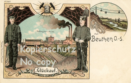 Beuthen glückauf litho - beuthen,