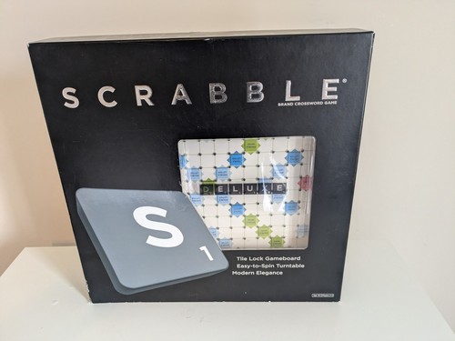 Scrabble deluxe edition black - deluxe,