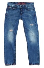 CAMP DAVID Herren Jeans Hose gr. ca. W34 L32 Blau Regular Fit 34in