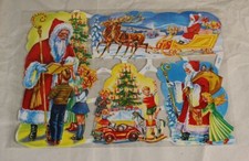 D7/ Oblaten Bilder - älterer kpl. Bogen - div. Motive f. Weihnachten EF 7123 /S9