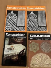 4x. Kunststricken Decken