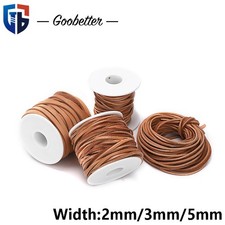 Lederband Flach eckig Breiten