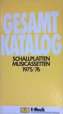 Gesamtkatalog Schallplatten