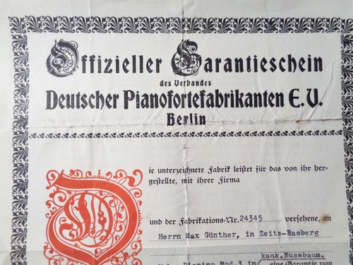 Garantieschein deutscher - garantieschein,