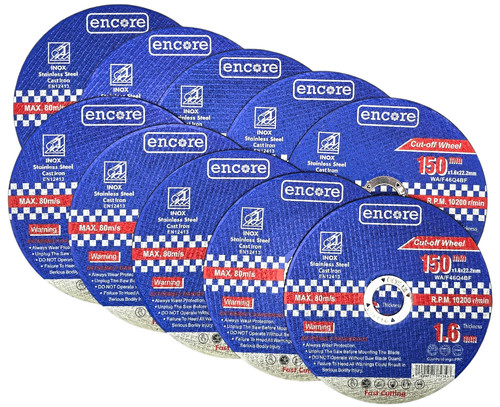 10x trennscheiben 150 6mm - 150, 1,6mm