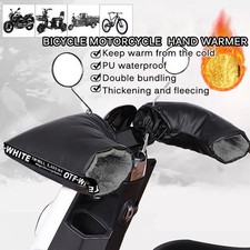 Motorrad Lenkerstulpen Warm Reflektierende Fahrrad Flache Lenker Handschuhe DE