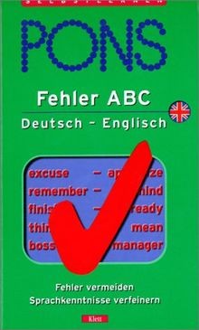 Pons fehler abc englisch - fehler,