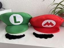 Super Mario Luigi Mütze Kinder Kostüme Fasching Karneval Verkleiden