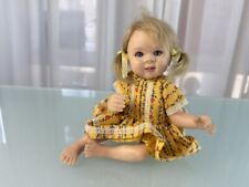 Künstlerpuppe Sammler Laura lee Wambach Resin Puppe 18 cm Top Zustand
