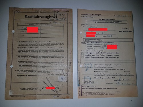 Fahrzeugbrief kfz brief - fahrzeugbrief,