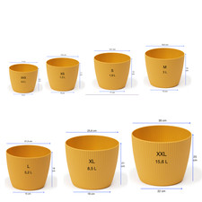 Blumentopf Übertopf Rund