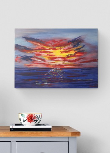 Original acrylbild bild - original,