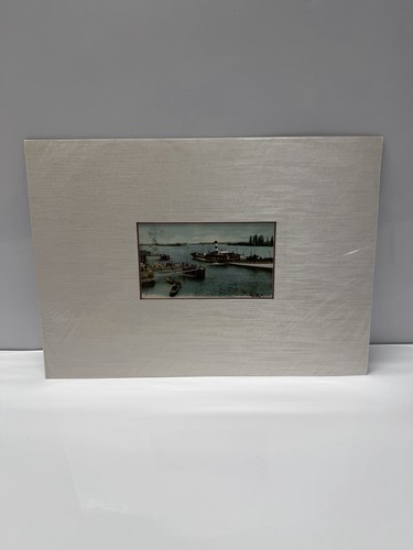 Vintage miniatur bild hafen - vintage,