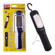 32 LED Arbeitslampe Werkstattlampe Werkstattleuchte Handlampe Taschenlampe Stoss