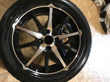 4 Stück leicht gebrauchte Sommerreifen 225 45 r17 auf Alufelgen Lochkreis 4x108.