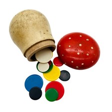 Pilz holzdose spiel mit - pilz,
