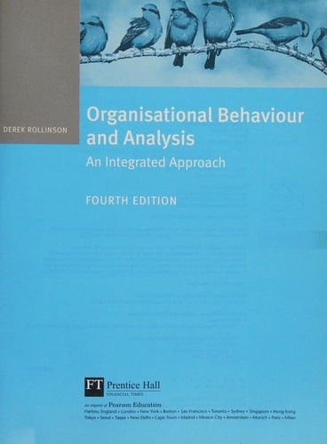 Organisational behaviour and - behaviour,