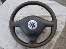 VW Golf 4 IV Generation Lederlenkrad 3 Speichen 1J0419091AE Lenkrad
