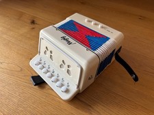 2-Bass Kinder Akkordeon 7 Noten Schifferklavier Diatonisch Ziehharmonika Geschen