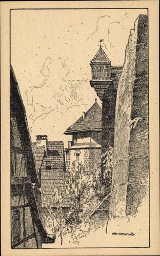 Künstler ubbelohde otto - künstler, ak