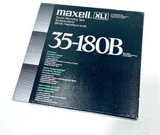 Original MAXELL XLI 35-180B „for Mastering Use“ Tonbandspule/Reel 26,5cm NAB!