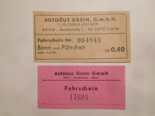 Fahrschein autobus grein - autobus,