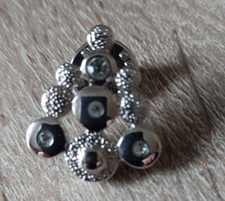 Pierre Lang Pin Silberf. Knopfbrosche Anstecknadel