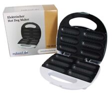 Gebraucht Elektrischer HotDog-Bäcker Waffeleisen am Stiel Hot Dog Maker Antihaft