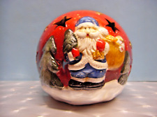 Kugel mit Weihnachtsmann- Windlicht, ab € 1,00- FAST GESCHENKT !
