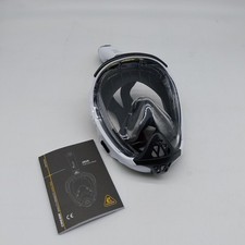 CRESSI Java Full L-XL Face Mask White/Black L/XL-Vollgesichts Schnorchelmaske, U