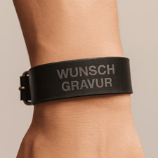 Leder Armband -Leder mit Wunschgravur für Männer und Frauen