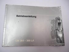 Mercedes Benz OM 364 366 A LA Industriemotor Betriebsanleitung Wartung 1993