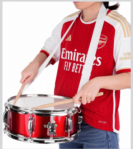 Red snare drum kit - red,