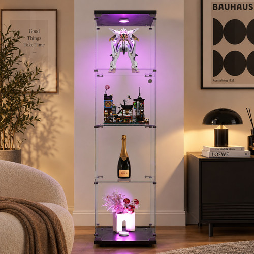 Standvitrine led glas - led, sammler