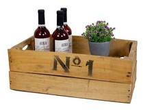 alte Holzkiste Number in