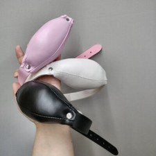 PU Leder Padded Mundknebel Ballknebel Bondage Mund Ball Gag Fetish Fesseln BDSM