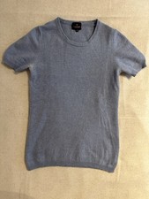 Damen Pullover Hellblau Größe S Kashmere 100% Kaschmir