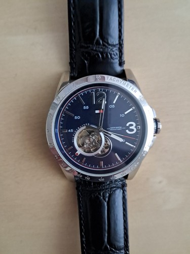 Tommy hilfiger automatik 46mm - automatik,