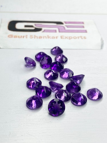 Amethyst facettiert rund - facettiert,