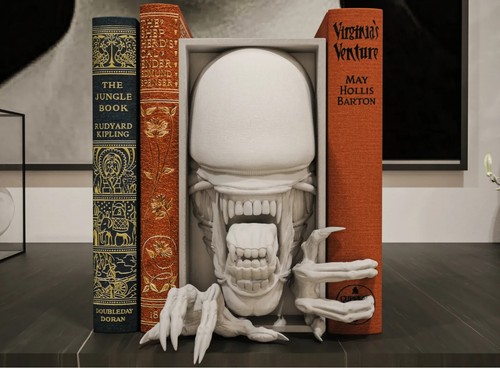 Buchstütze xenomorph alien - buchstütze,