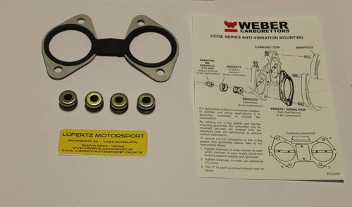 Weber dcoe soft - weber, mount