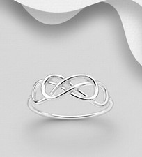 Keltischer 925 Sterling Silber Ring | Traditionelles keltisches Knotendesign