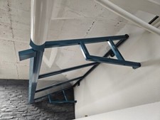 Ausstellungsstück: Vordach - Eleganter Wetterschutz in Blau/Grün Mettalic