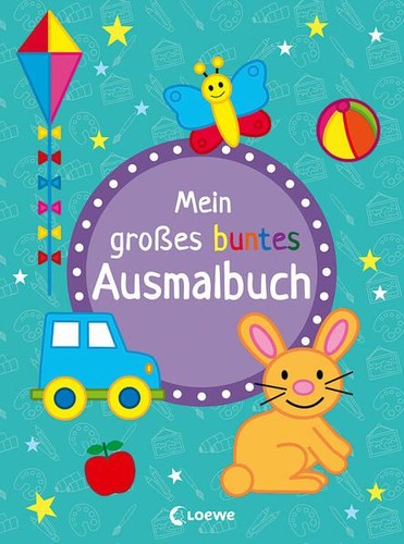 Mein großes buntes ausmalbuch - buntes,