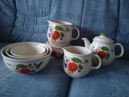 Set keramik steingut ddr - set,