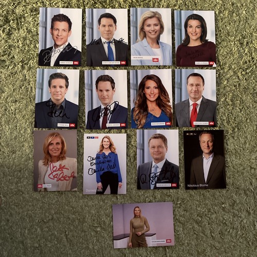 Autogrammkarten ntv rtl - autogrammkarten,
